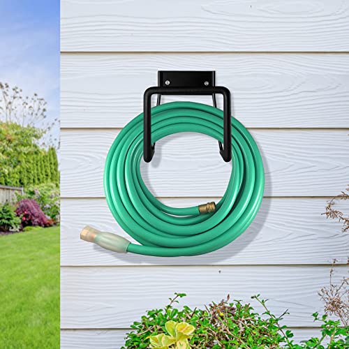 Hose Hanger, Heavy Duty Metal Hose Holder Wall Mount - color: Hose Holder 175 Ft