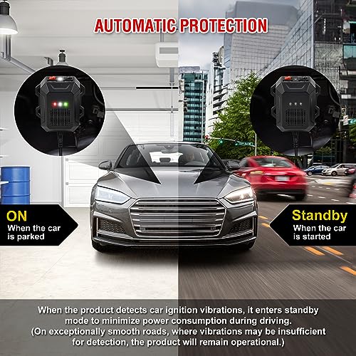 Ultrasonic Rodent Repellent for Car Engines, with Remote Control