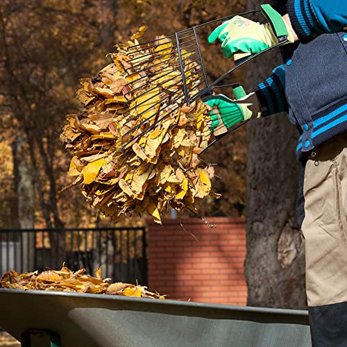 Altdorff Steel Leaf Scoops, Hand Rakes for Picking Up Leaves, Sturdy Garden Large Leaf Grabber Leaf Rake for Picking up Leaves, Collect Garbage and More