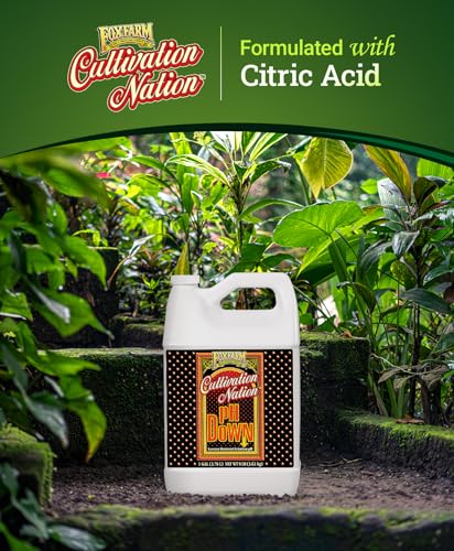 FoxFarm Cultivation Nation pH Down for Plants’ Nutrient Solutions - Formulated with Citric Acid for Adjustment - Ideal for Soil & Hydroponics, Lowers pH Levels of Nutrient Solution - 1 Gallon - size: Gallon