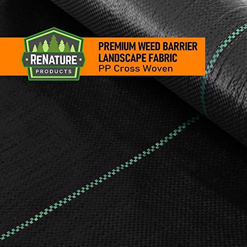 LAVEVE Heavy Duty Weed Barrier Landscape Fabric 6.5FT x 300FT - size: 6.5FT×300FT