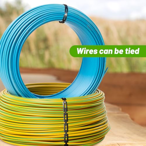 29 Ft Plastic Chain Lock Tree Tie, 1/2" Wide Adjustable Tree Support Straps for Staking Flexible Reusable Cable Plant Tree Ties for Leaning Tree Garden Accessories - size: 29 FT