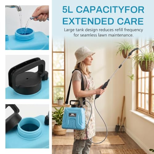 High Reach Plant Waterer with Spray Can Electric Water Sprayer