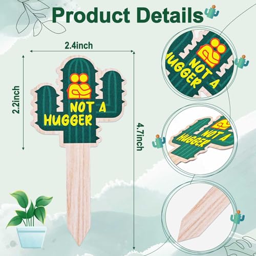 JUYRLE Funny Plant Labels - 15 Pack Garden Markers for Succulent Flowers, Greenery, Seedling Plants - Waterproof, Outdoor/Indoor Patio Tags, Garden Stakes - style: Funny-PVC