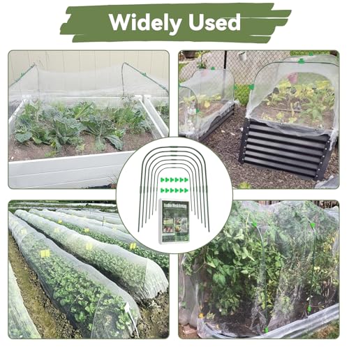 Garden Mesh Netting Kit Protect Fruit Vegetable from Birds Bugs - size: 10 * 30 FT (Kit)