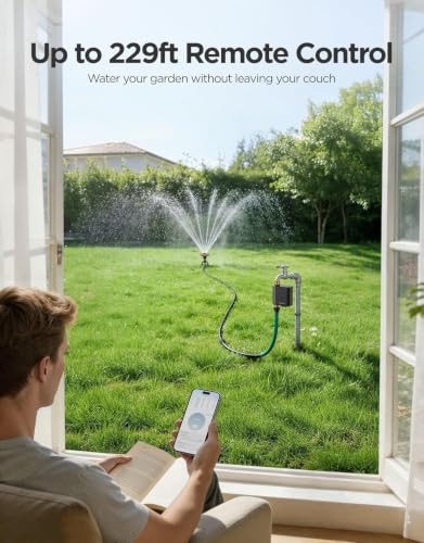 GoveeLife H5901 Bluetooth Smart Sprinkler Timer, Gateway not Included - style: 1 Pack