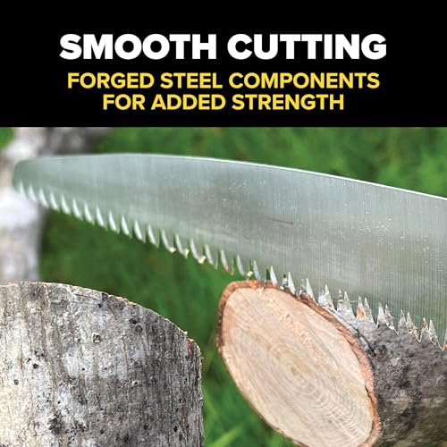 Jameson HS-16TE-WH Barracuda™ Tri-Cut Hand Saw Kit, 16-Inch Blade with Wooden Handle, Efficient and Clean Cutting