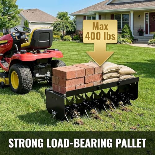 35" Tow Behind Spike Aerators- 400lbs Heavy Duty Rolling Aerators