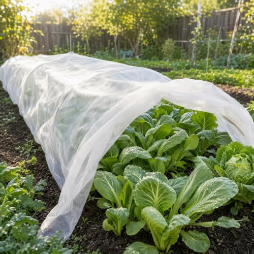 Plant Covers Freeze Protection, 10 x 50 Ft Floating Row Cover - size: 10' x 50'