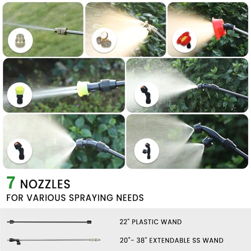 3Gal Lawn Garden Backpack Sprayer Compatible with Makita 18V Battery