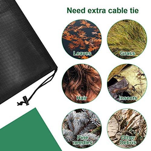 Coolrunner Pump Barrier Bag, 17.3"x 17.3" Pond Filter Mesh, Large Media - size: 17.3"x 17.3"