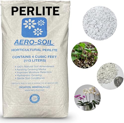 AeroSoil Perlite Premium Horticultural Grade Soil Additive Drainage and Growth - Coarse 4 Cubic Foot - color: 4CF