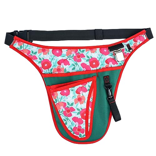 KUNN Garden Tool Belt - Adjustable Tool Organizer Belt Pouch Multi-Purpose Pocket for Gardening,Plumbing,Florists,DIY