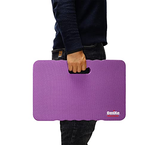 Comfy Extra Large Thick Waterproof Gardening Kneeling Pad Foam Kneeler Mat Garden Knee Pad Cushion for Gardening Planting Yard Work Prayer Yoga Mechanic Workout Baby Bath - color: Purple, size: 1 Pack