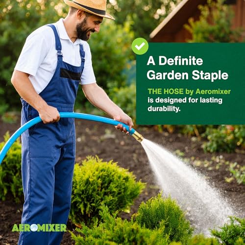 Aeromixer THE HOSE 3/4 Inch Garden Hose 5 Ft 2 Pack Heavy Duty Water Hoses - size: 3/4" x 5', style: 2 Pack