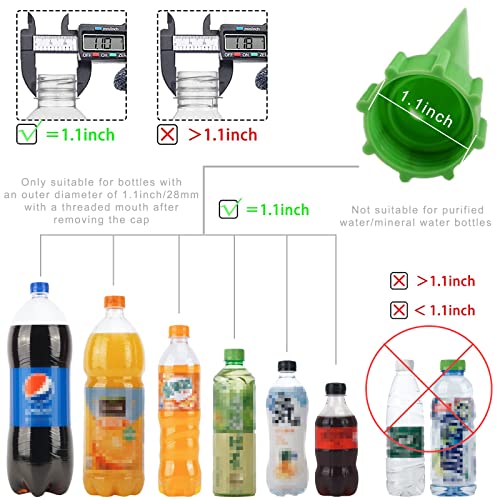 LABOTA 24 Pack Self Watering Spikes for Plant, Outdoor Automatic Plants Waterer, Insert Devices with Adjustable Vavle Switch for Garden Water Planter System Indoor & Outdoor