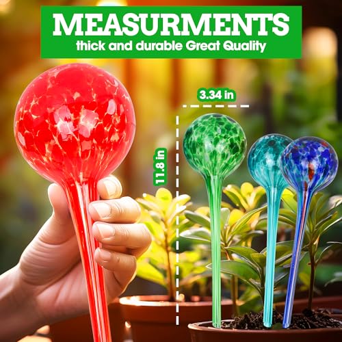 Besti Self-Watering Globes – 4-Pack Extra Large Watering Globes for Plants – Automatic Watering System for Potted Plants – Holds 380-400ml, Waters Plants Up to 2 Weeks (Set of 4 Extra Large) - style: Set of 4 Extra Large