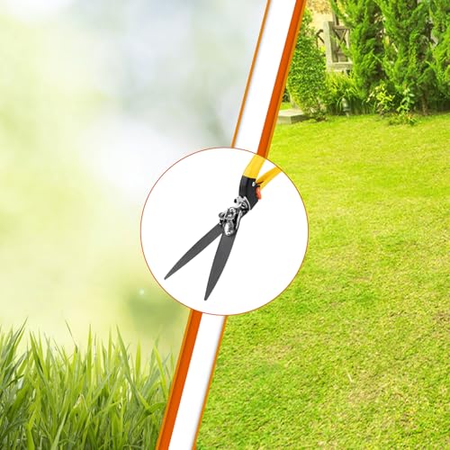 Upgraded Grass Shears Rotatable 180°, Grass Trimming Shears
