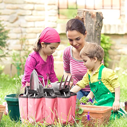 WORKPRO Garden Bag, Garden Tool Tote Storage Bag with 8 Pockets - color: Pink