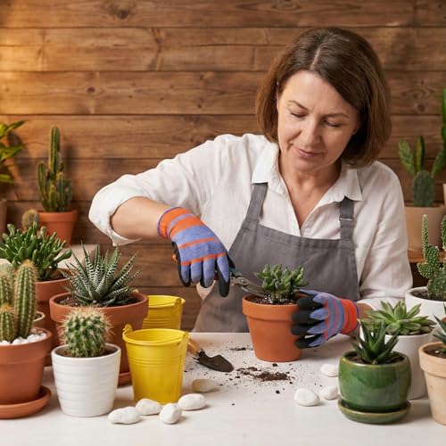12 Pairs Gardening Gloves for Men Women, Summer Work Gloves