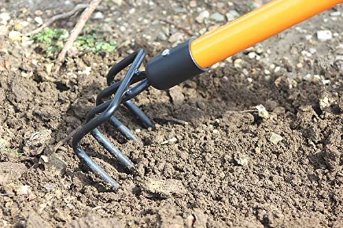 Ashman Garden Cultivator (6 Pack)– Sturdy Hand Tiller/Cultivator – Heavy Duty Blade for Digging, Loosening Soil and Weeding – Rubber Grip Handle for a Strong Hold – Rust Resistant. - size: 6 Pack