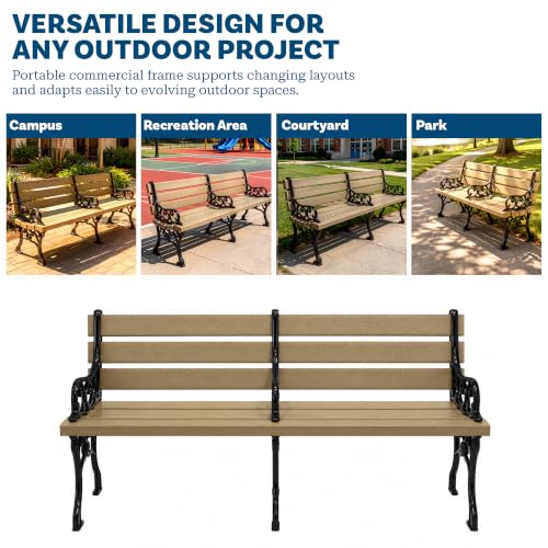 Georgetown Benches, Cedar, 72" L x 22" W x 30" H - color: Cedar