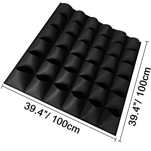 Ogrmar 36 Pockets Wall Planter Breathable Vertical Garden Planter Grow Bag - size: 36 Pockets