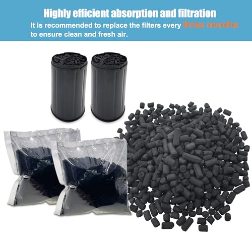 2 Pack Odor Absorbing Filter Refills for Vitamix FoodCycler Filters