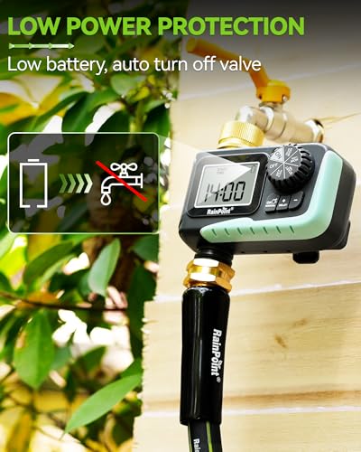RAINPOINT Sprinkler Timer with Brass Swivel