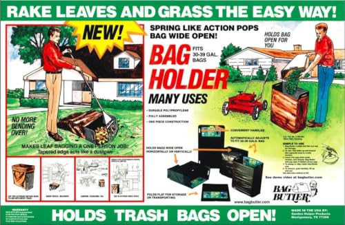 Bag Butler® Original Lawn & Leaf Bag Holder for 30-42 Gal Bags USA Made