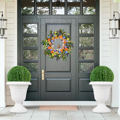 Giantex 18" Tall Vintage Planters Set of 2, Urn Plastic Flower Pots with/Pedestal Base & Pre-Marked Drain Hole, Indoor Outdoor Decorative Plant Containers for Front Porch Home Wedding, White - color: White