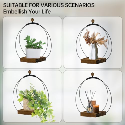 Adnkwolivt Hanging Planter for Indoor Plants - Outdoor Plant Hanger, Mid Century Metal Plant Hanger, Indoor Conner Ceiling, Gift for Mom, Plant Lovers, Housewarming - size: 1 Pack