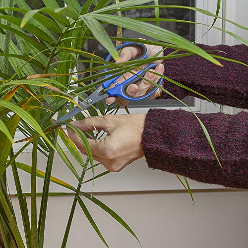 Happy Hydro Trimming Scissors - Straight Tip - 60mm Teflon Blades - Ergonomic Comfort Grip Handles