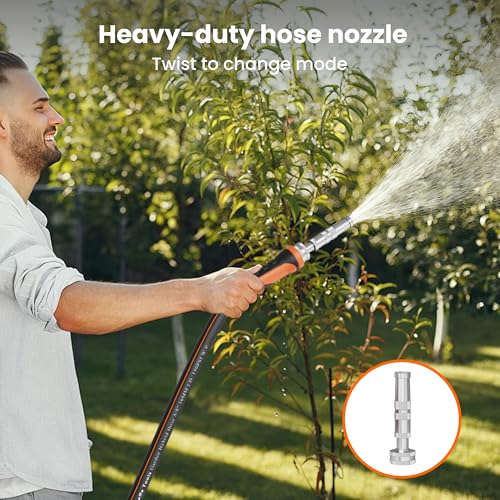 Giraffe Tools Garden Hose 5/8", 50ft Garden Hose Set - size: 50FT Male to Female Set