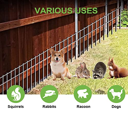 Stainless Animal Barrier Garden No Dig Fence 10Pack, 20x12in - size: 20x12 IN