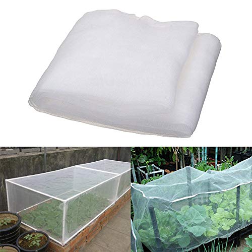 Mesh Protective Net, Insect Pest Control Netting Mesh Vegetables Garden Farm Supplies Garden Crops Plant Netting(1x10m) - size: 1x10m