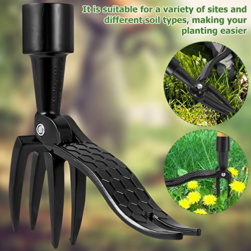 Metal Weed Removal Head Replacement for Garden Stand-up Weed Puller Tool Handheld Weed Picker Tool Without Bending Pulling, Kneeling -No Handle