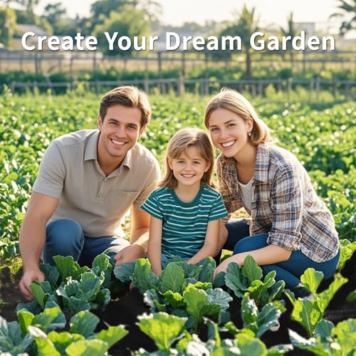 Weed Barrier Fabric,PET Heavy-Duty Landscape Cloth,5x50FT 3.2 Oz Garden Weed Control Ground Cover.