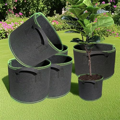 Segreto 50 Gallon Grow Bags Flower Pots Plant Container - size: 50 Gallon