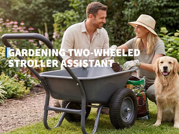 Wheelbarrow Garden Cart - style: English