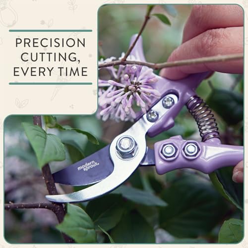 Modern Sprout Hand Pruners+Shears Set w/Blister -Gardening Tools - Ocean - color: Ocean