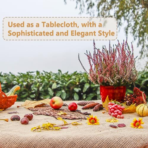 Sunnyglade 40"x15' Burlap Fabric Frost Cloth Plant Covers Freeze Protection - size: 40in*15FT