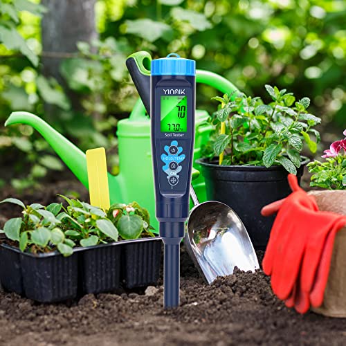 Digital pH Meter for Soil, YINMIK Soil pH Tester for Potted Plants - style: Digital Soil pH Meter