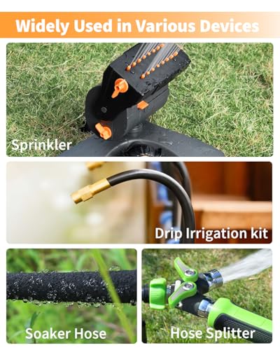 Diivoo Sprinkler Timer 2 Zone for Outdoor Watering, Garden Hose Timer - size: 2 Outlets