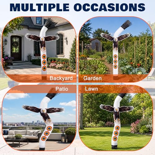6 ft Pool Bird Deterrent Device, Reflective Duck Deterrent - style: Eagle