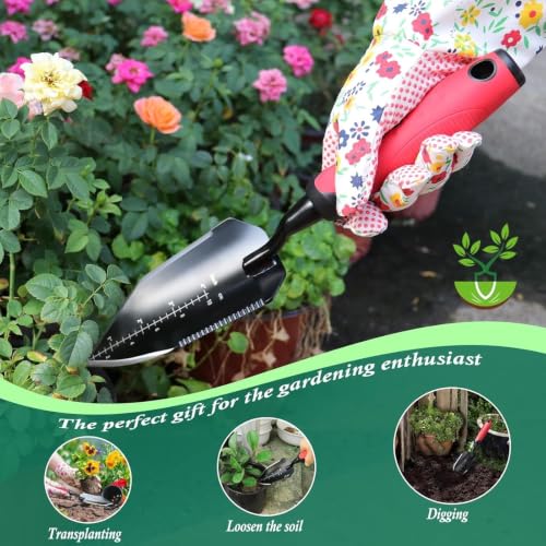Heavy-Duty Stainless Steel Garden Trowel. Pointed Blade.