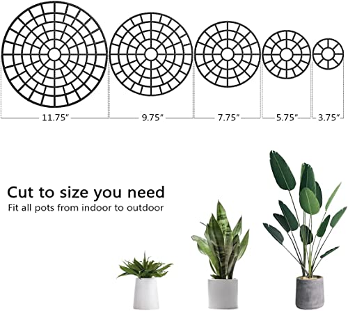 12pcs Heavy Plant Riser for Pots Outdoor, Size Adjustable Pot Risers Plant Trivet Pot Elevator Plant Elevator for Pots Indoor, 11.8" in diameter, Tested with 100kg - color: 12p