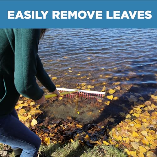 Jenlis Weed Raker Heavy Duty Aluminum Weed Removal Rake, Light Weight