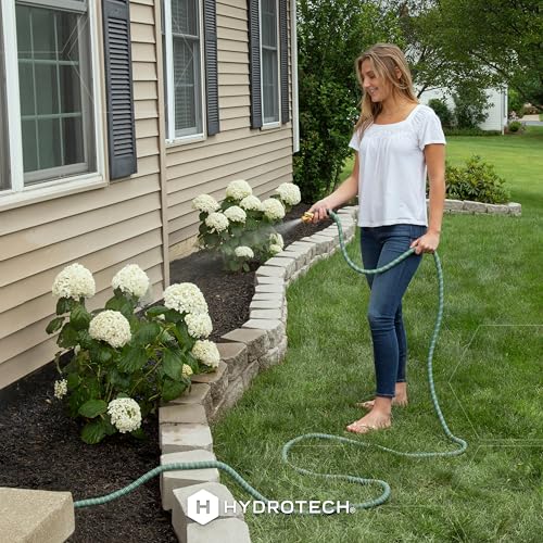 HydroTech 50 ft Expandable Burst-Proof Garden Hose, 5/8 in Diameter - size: 50 Feet