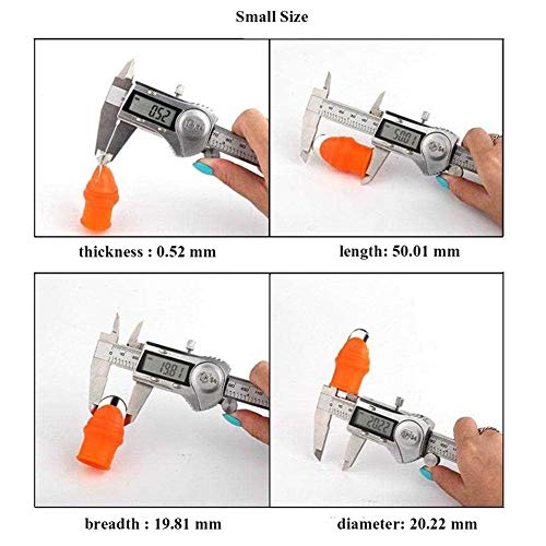 Upgrade Garden Silicone Thumb Knife, Harvesting Plant Tool, Gardening Gifts, Finger Picking for Trim Vegetable Gardening and Kitchen Help (S) - size: Small